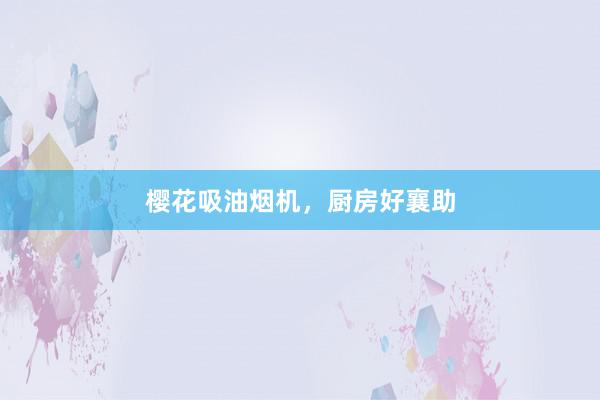 樱花吸油烟机，厨房好襄助